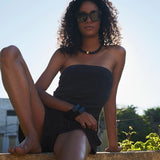 Speezys Strapless Top Jet Black