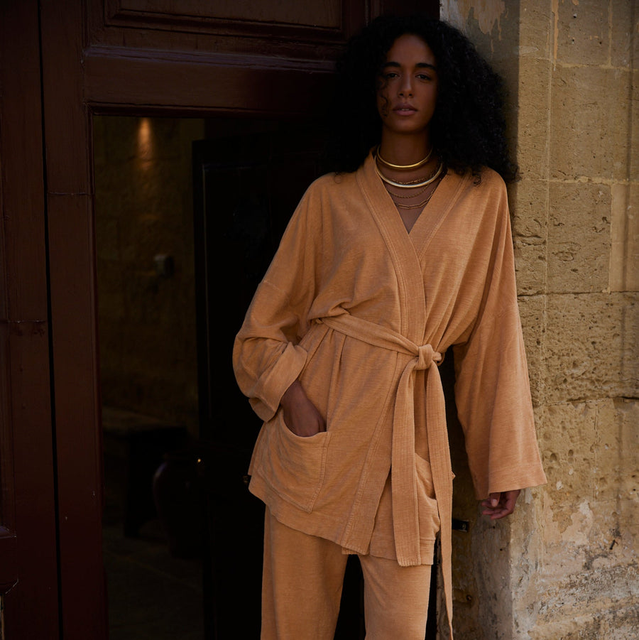 Speezys Kimono Jacket Sandy Caramel