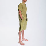 Speezys Classic Knee Shorts Gray Green