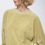 Speezys Crew Sweat Gray Green