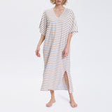 Speezys Kaftan French Stripe Offwhite Sand
