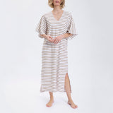 Speezys Kaftan French Stripe Offwhite Sand