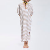 Speezys Kaftan French Stripe Offwhite Sand