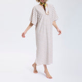 Speezys Kaftan French Stripe Offwhite Sand