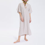 Speezys Kaftan French Stripe Offwhite Sand