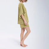 Speezys Kaftan Top Gray Green