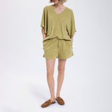 Speezys Kaftan Top Gray Green