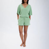 Speezys Kaftan Top Smoke Green