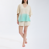 Speezys Kaftan Top Shell / Light Aqua