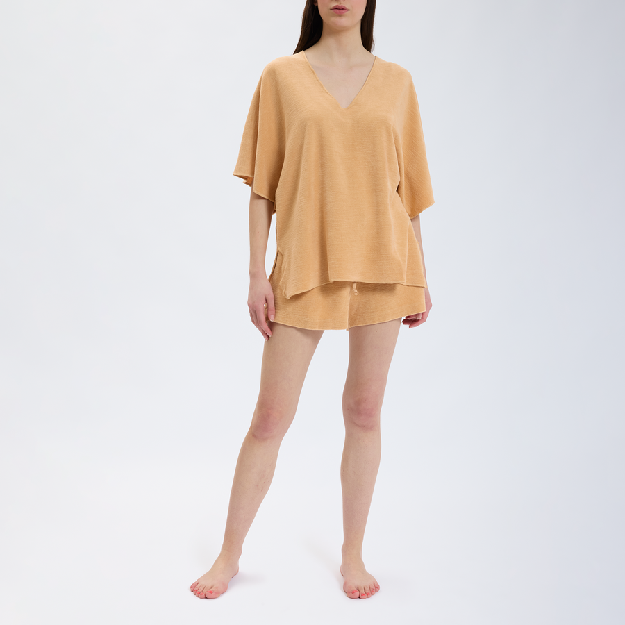 Speezys Kaftan Top Sandy Caramel
