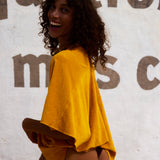 Speezys Kaftan Top Ocher Yellow