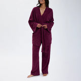 Speezys Kimono Jacket Aubergine Shade