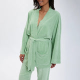 Speezys Kimono Jacket Smoke Green