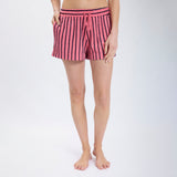 Speezys Short Shorts French Stripe Desert Rose Night Blue