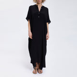 Speezys Silk Kaftan Black