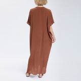 Speezys Silk Kaftan Brown