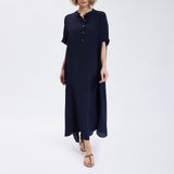 Speezys Silk Kaftan Dark Navy