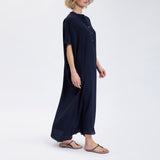 Speezys Silk Kaftan Dark Navy