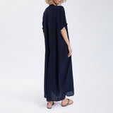 Speezys Silk Kaftan Dark Navy