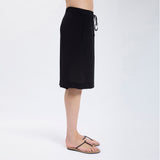 Speezys Silk Knee Shorts Black