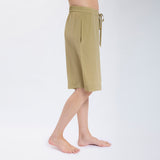 Speezys Silk Knee Shorts Gray Green