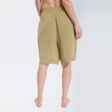 Speezys Silk Knee Shorts Gray Green