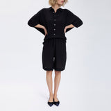 Speezys Silk Shirt Black