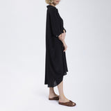 Speezys Silk Shirt Dress Black