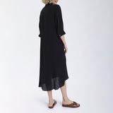 Speezys Silk Shirt Dress Black