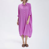 Speezys Silk Shirt Dress Rosebud