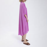 Speezys Silk Shirt Dress Rosebud