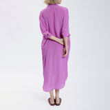 Speezys Silk Shirt Dress Rosebud