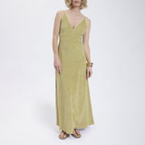 Speezys Spaghetti Dress Gray Green