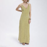 Speezys Spaghetti Dress Gray Green