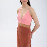 Speezys Spaghetti Dress Burnt Clay/N/SP