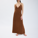 Speezys Spaghetti Dress Toffee Brown