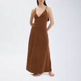 Speezys Spaghetti Dress Toffee Brown