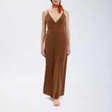 Speezys Spaghetti Dress Toffee Brown