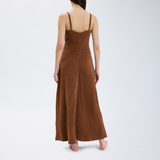 Speezys Spaghetti Dress Toffee Brown
