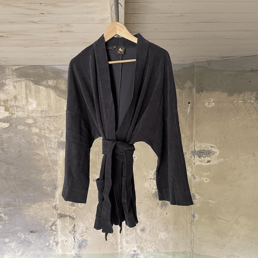 Speezys Kimono Jacket Jet Black