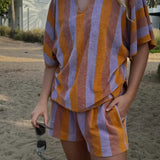 Speezys Short Shorts BOLD Stripe One