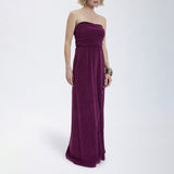 Speezys Strapless Dress Aubergine Shade