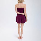 Speezys Strapless Top Aubergine shade