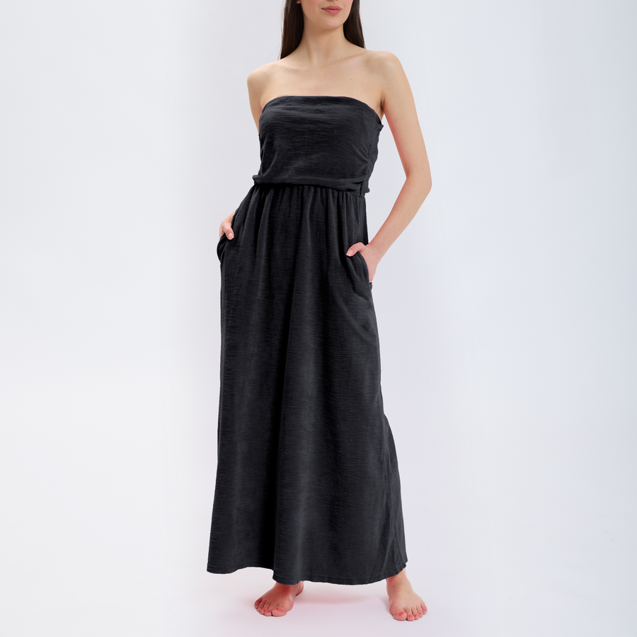 Speezys Strapless Dress Jet Black