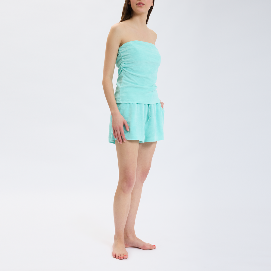 Speezys Strapless Top Light Aqua