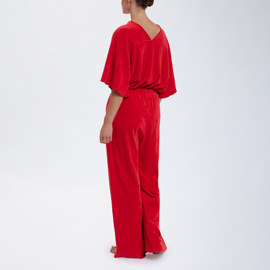 Speezys Kaftan Top Fire Red