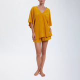 Speezys Kaftan Top Ocher Yellow