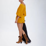Speezys Short Shorts Ocher Yellow